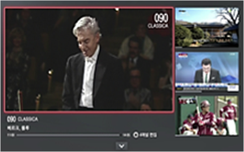 screen caption of 4 multi-screen channel