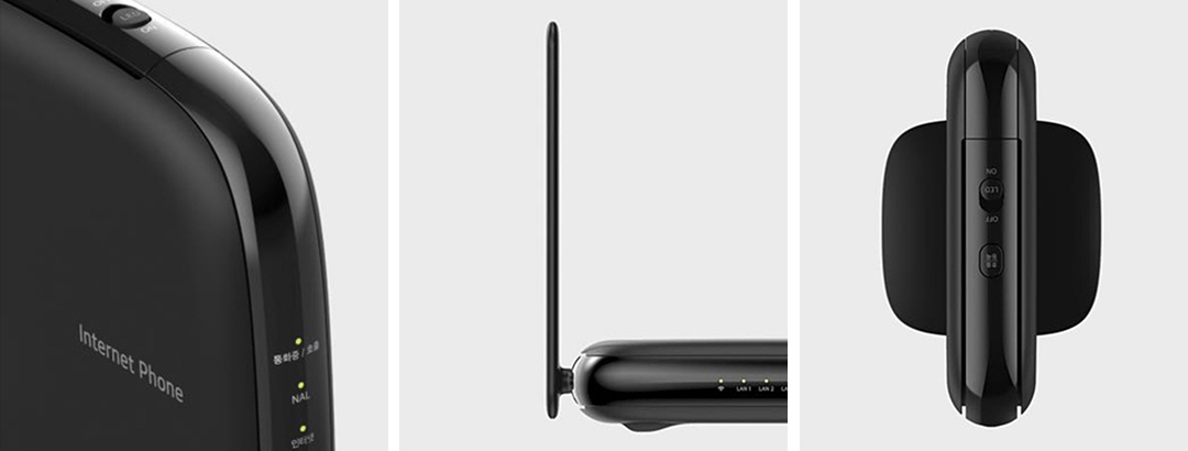 KT internet phone, view of up, left, front