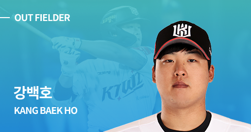 OUT FIELDER 강백호 선수 사진